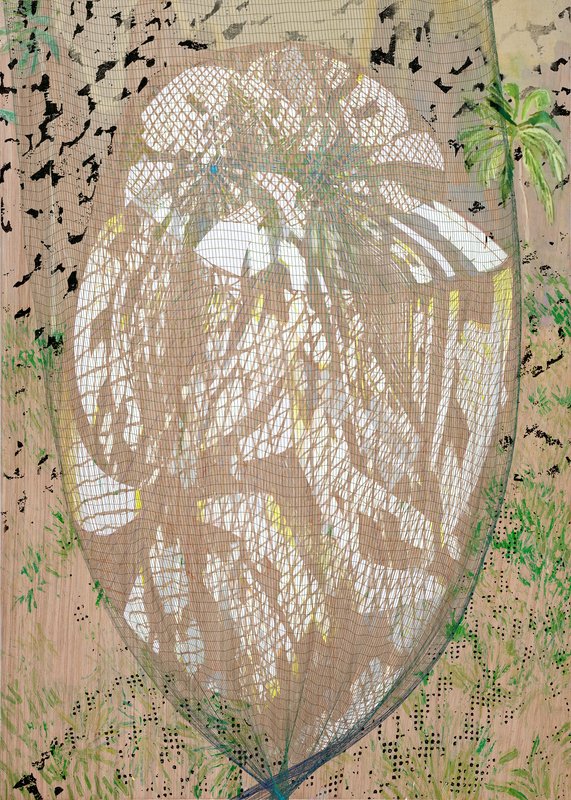 Alex Fischer, Nettle Keeper, 2017-12-30, 21×15″ / 533×381㎜, print